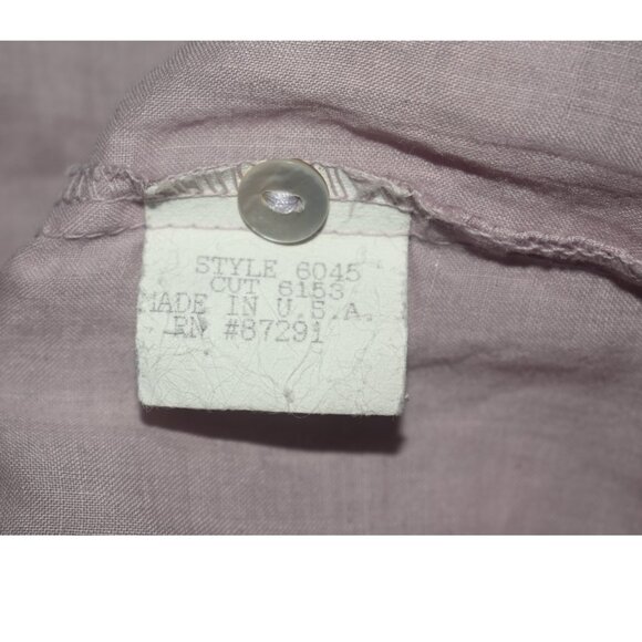 Vintage Maxi Skirt Johnny Was Dusty Lilac Drawcord S - Picture 7 of 9